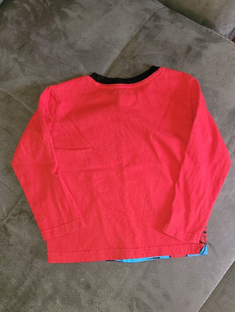 Marvel Red and Blue Spider-Man Long Sleeve Costume Top - Picture 4 of 4